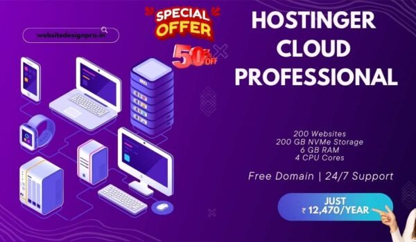 Hostinger Cloud Professional Package Coupon Code Pay 12,470yr