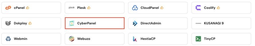 Cyberpanel install guide hostinger