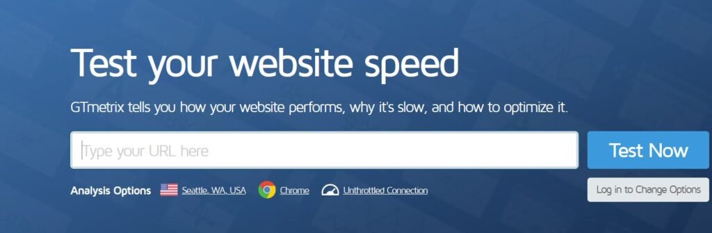 Gtmatrix Test Website Speed