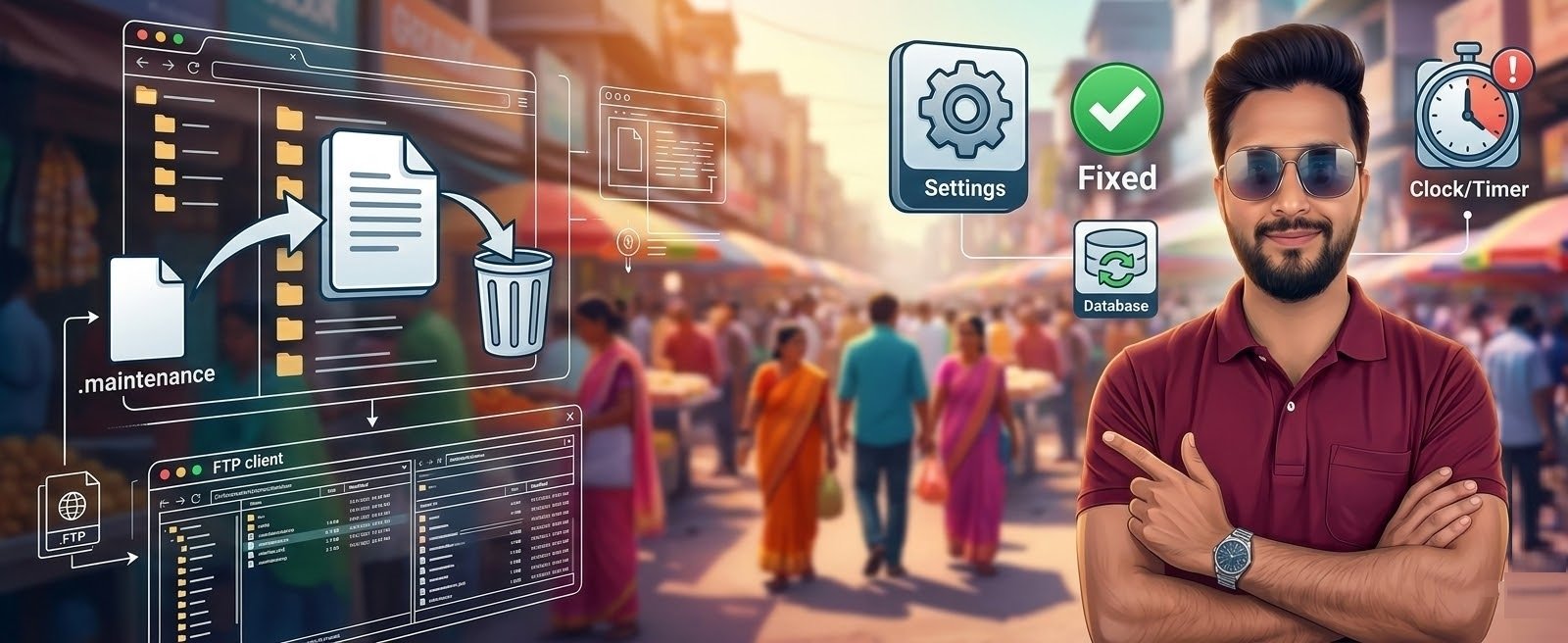 How to Fix “Briefly Unavailable for Scheduled Maintenance” in WordPress