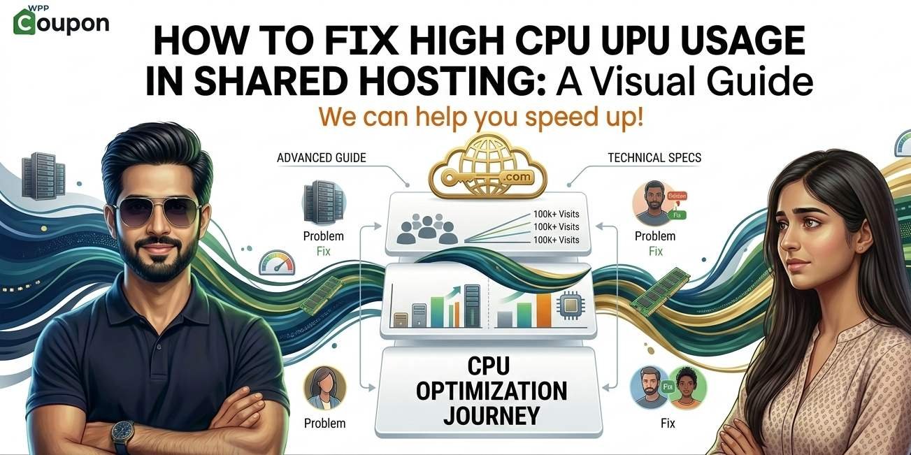 How to Fix High CPU Usage in Shared Hosting (WordPress & WooCommerce Guide)