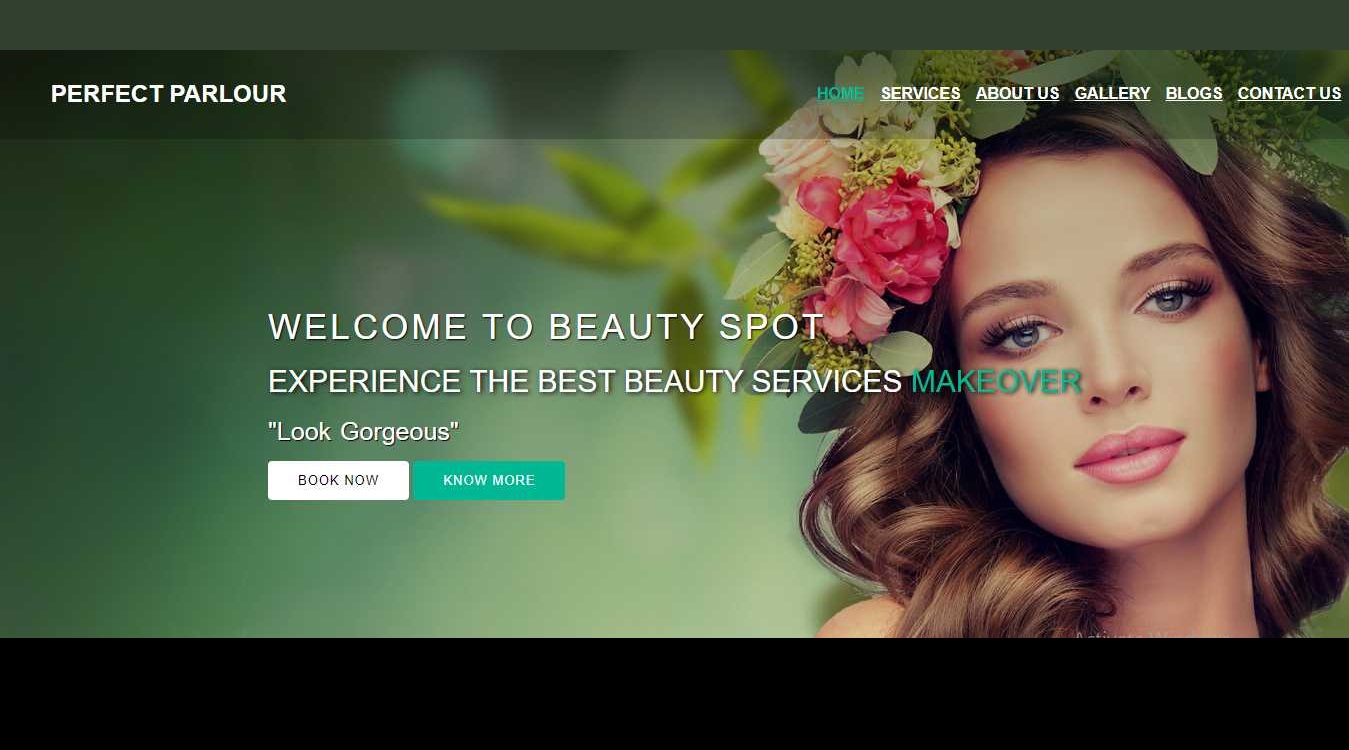 Salon Website Design in Coimbatore