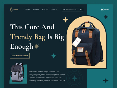 Bags And Luggage Website Design