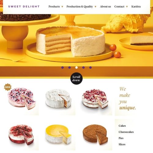 Cake Baking website development in coimbatore