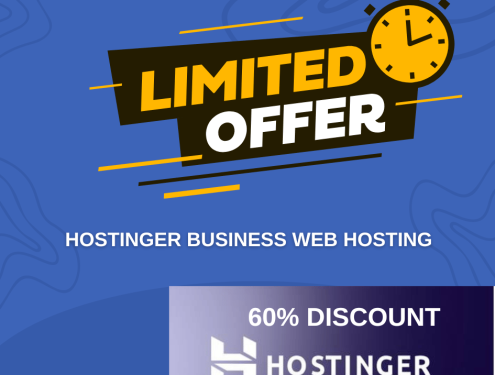 Hostinger Business Web Hosting Plan 60% Discount – Coupon Code Today