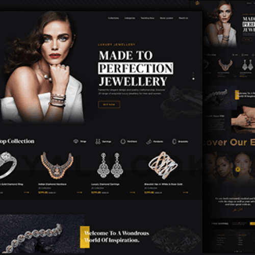 Jewelry Shop Ecommerce Website Design