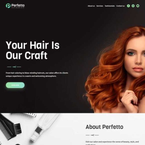 Website Design For Beauty Salon (2)